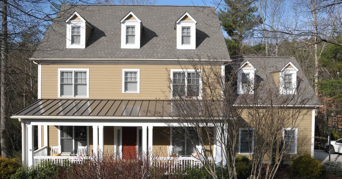 Roof replacement in Asheville, NC. Guy Roofing